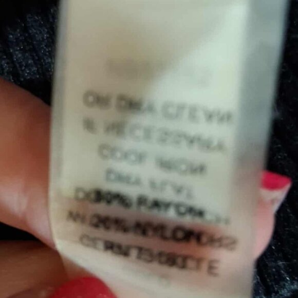 Cable & Gauge Grey Dolman Mid-Length Sleeve Sweater, SIZE SMALL - Picture 5 of 11